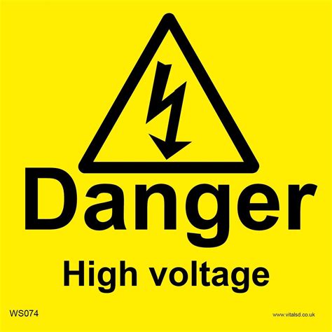 High Voltage Signs Printable